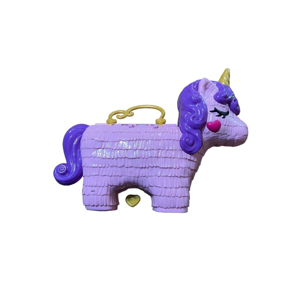 Mattel Polly Pocket Unicorn Party Large Compact Playset Play House READ